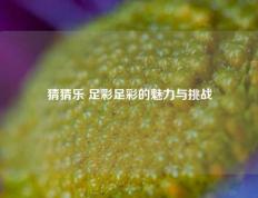 猜猜乐 足彩足彩的魅力与挑战