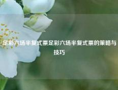 足彩六场半复式票足彩六场半复式票的策略与技巧