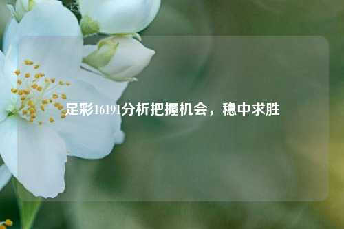 足彩16191分析把握机会，稳中求胜