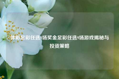 体彩足彩任选9场奖金足彩任选9场游戏揭秘与投资策略
